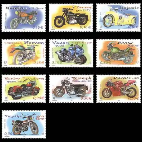 Artisanat Timbres France Série N° 3508/3517 neuf sans charnière