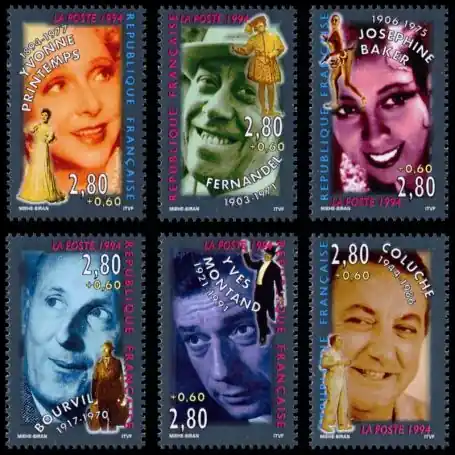 Timbres France Série N° 2897/2902 neuf sans charnière Must-Have