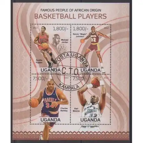 Ouganda - 2013 - No 2542/2545 - Sports divers - Oblitérés Garantie Incluse