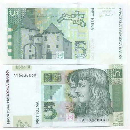 Prix Bas Billet de collection Croatie Pk N° 37 - 5 Kuna