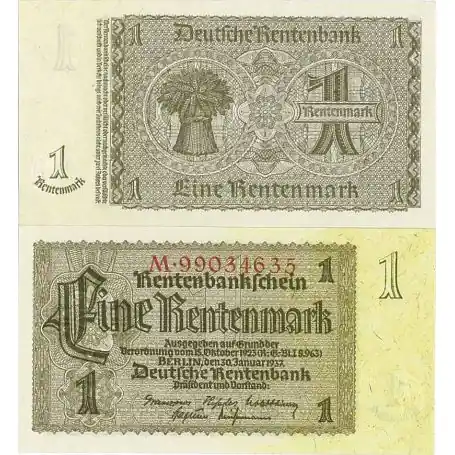 Gros Lot Billets banque Allemagne Pk N° 173 - 1 Mark