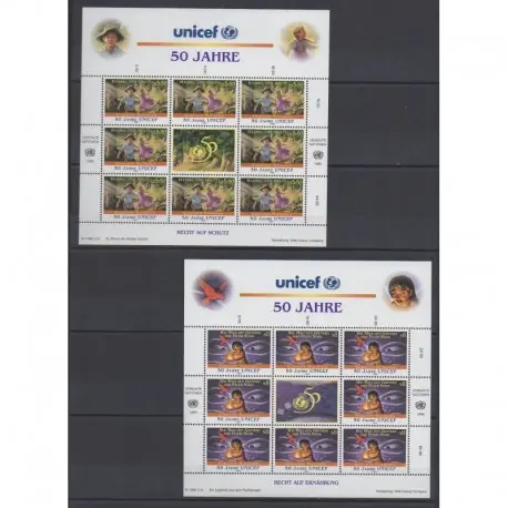 Offre Spéciale Nations Unies (ONU - Vienne) - 1996 - No F238/F239 - Enfance