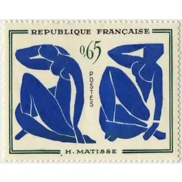 Fait Main Timbre de collection France - 1320