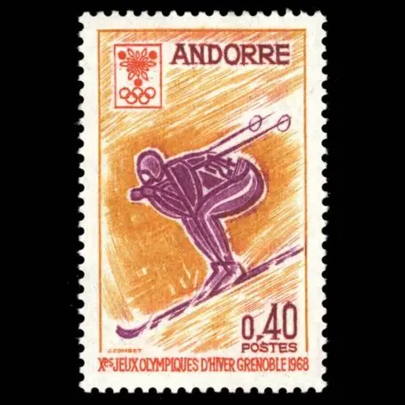 Offre Exclusive Timbre Andorre N° 187 neuf sans charnière