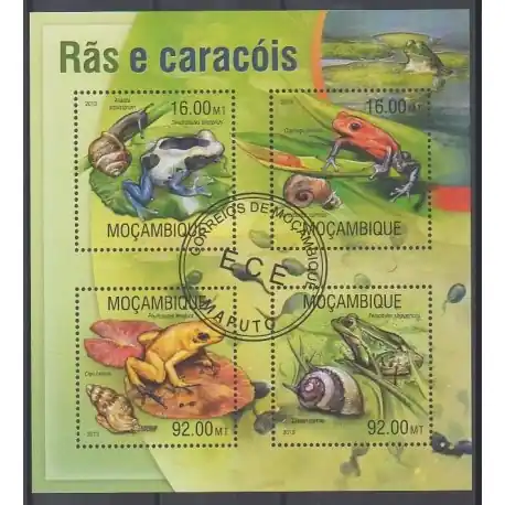 Livraison Mondiale Mozambique - 2013 - No 5565/5568 - Animaux - Oblitérés