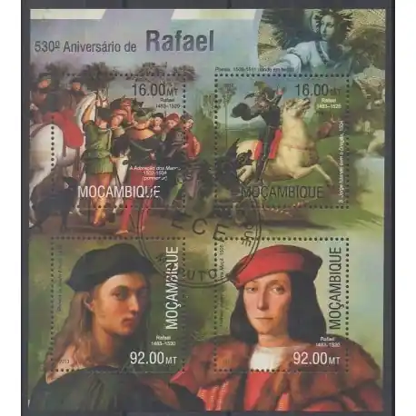 Mozambique - 2013 - No 5577/5580 - Peinture - Oblitérés Dernier Modèle