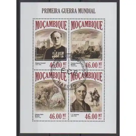 Prix Promo Mozambique - 2013 - No 5673/5676 - Première Guerre Mondiale - Oblitérés