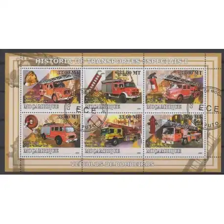 Mozambique - 2009 - No 2542/2547 - Pompiers - Oblitérés Promotion