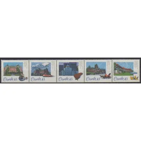 Canada - 1993 - No 1311/1315 - Monuments Offre Exclusive