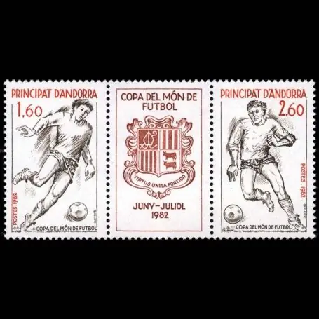 Nouveauté Timbre Andorre N° 302 au N° 303 neuf sans charnière