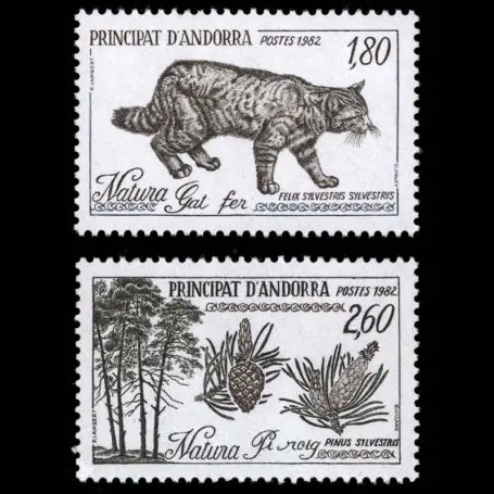 Vente Directe Timbre Andorre N° 306 au N° 307 neuf sans charnière