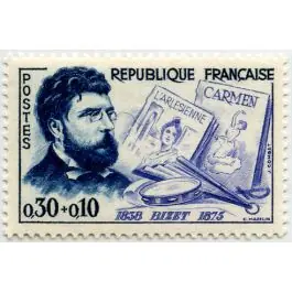 Bon Marché Timbre de collection France - 1261