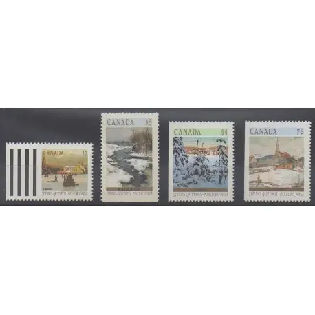 Bon Plan Canada - 1989 - No 1115/1118 - Peinture - Noël