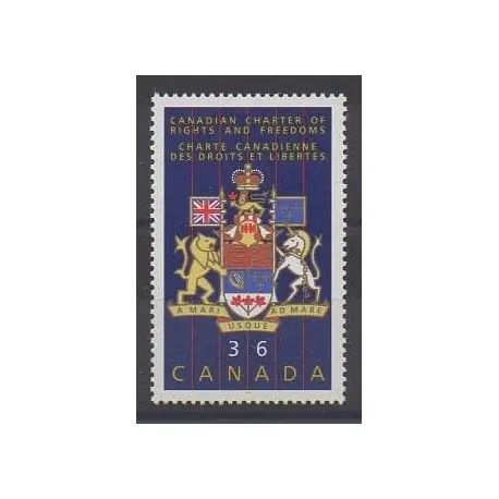 Canada - 1987 - No 996 - Droits de l'Homme Seulement Aujourd’hui