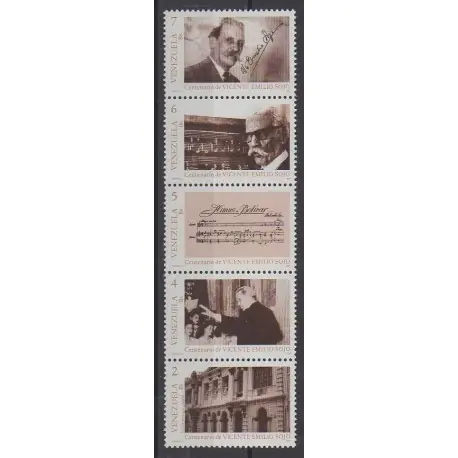 Livraison Gratuite Venezuela - 1987 - No 1304/1308 - Musique