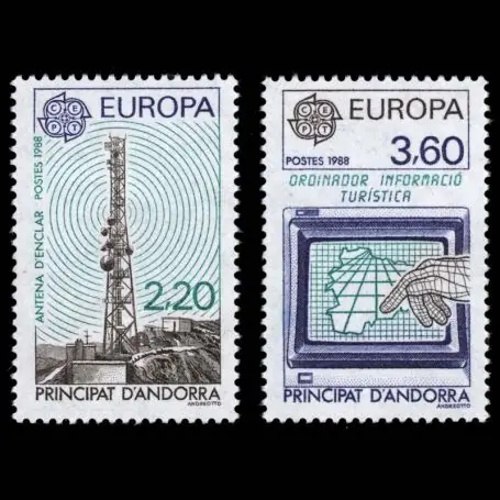 Prix Bas Timbre Andorre N° 369 au N° 370 neuf sans charnière