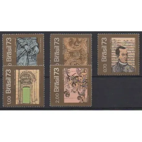 Brésil - 1973 - No 1070/1074 - Art Commander Vite