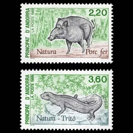 Achetez Aujourd’hui Timbre Andorre N° 382 au N° 383 neuf sans charnière