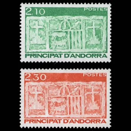 Promotion Timbre Andorre N° 390 au N° 391 neuf sans charnière