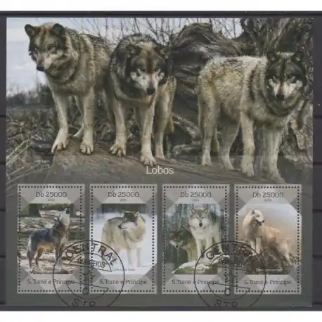 Saint-Thomas et Prince - 2014 - No 4594/4597 - Mammifères - Oblitérés Jusqu’à Épuisement Des Stocks