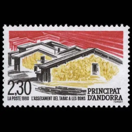 Livraison Gratuite Timbre Andorre N° 395 neuf sans charnière