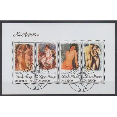 Nouvel Arrivage Saint-Thomas et Prince - 2013 - No 4172/4175 - Peinture - Oblitérés