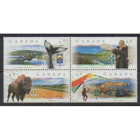 Prix Réduit Canada - 1999 - No 1643/1646 - Tourisme