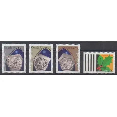 Canada - 1995 - No 1444/1447 - Noël Produit De Marque