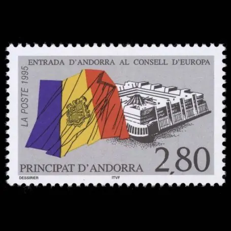 Quantité Limitée Timbre Andorre N° 466 neuf sans charnière