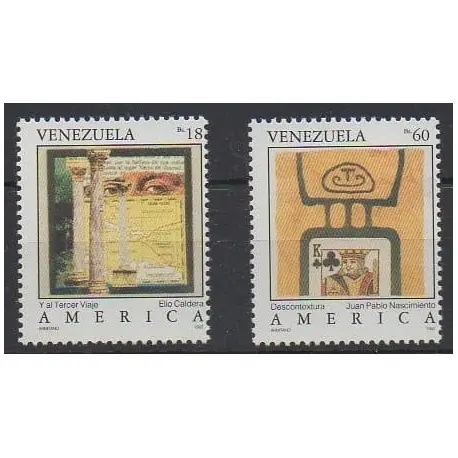 Nouveauté Venezuela - 1992 - No 1601/1602 - Christophe Colomb