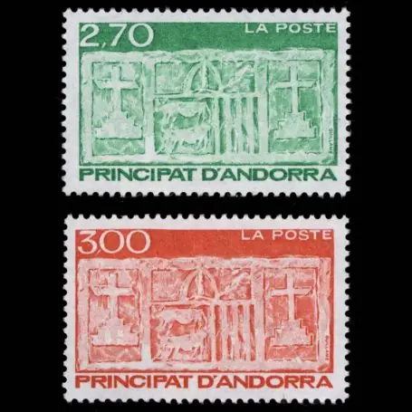 Acheter Direct Timbre Andorre N° 472 au N° 473 neuf sans charnière