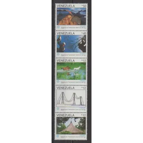 Venezuela - 1992 - No 1588/1592 - Sciences et Techniques Nouvelle Collection