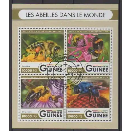 Promotion Saisonnière Guinée - 2016 - No 8401/8404 - Insectes - Oblitérés
