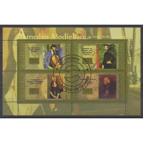 Achetez Aujourd’hui Guinée - 2010 - No 5348/5351 - Peinture - Oblitérés