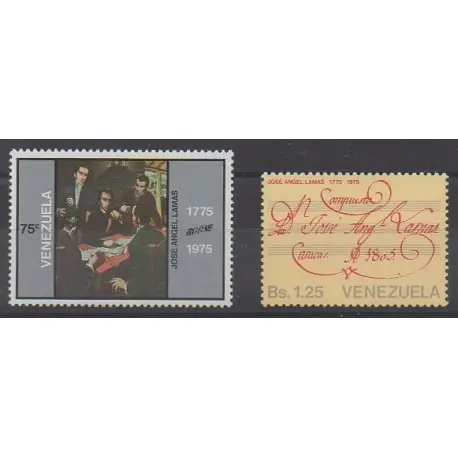 Venezuela - 1976 - No 966/967 - Musique Produit De Marque