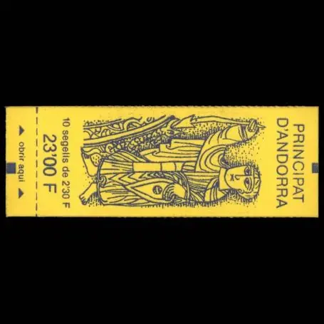 Populaire Timbre Andorre N° 3 Carnet neuf sans charnière