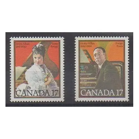 Canada - 1980 - No 739/740 - Musique Édition Limitée