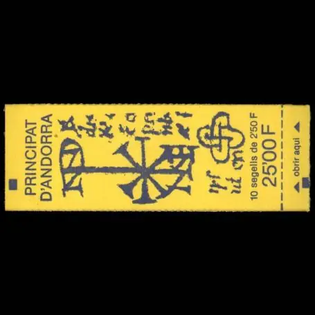 Premium Timbre Andorre N° 4 Carnet neuf sans charnière