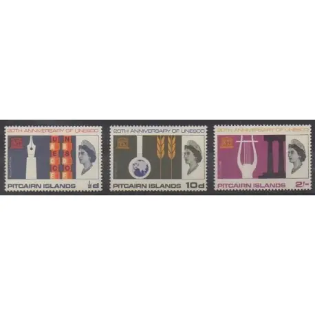 Prix Réduit Pitcairn - 1966 - No 63/65 - Nations unies