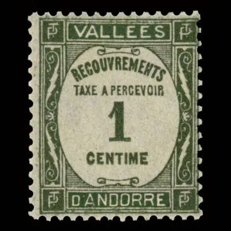 Vente Directe Timbre Andorre N° 16 TT neuf sans charnière