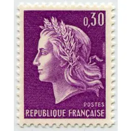 Gros Lot Timbre de collection France - 1536b Roulette Numro Rouge