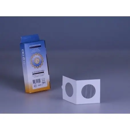 Original Etui pièce 40mm Boite de 25 autocollants