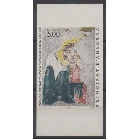 Offre Limitée Andorre - 1990 - No 396a - Peinture