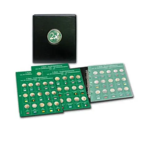 Numismate Album pour pièces de 2 Euros commémoratives 2004-10 Livraison Mondiale