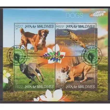 Meilleur Prix Maldives - 2014 - No 4501/4504 - Chiens - Oblitérés