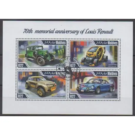 Maldives - 2014 - No 4345/4348 - Voitures - Oblitérés Meilleure Vente
