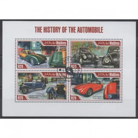 Maldives - 2013 - No 4183/4186 - Voitures - Oblitérés Livraison Express