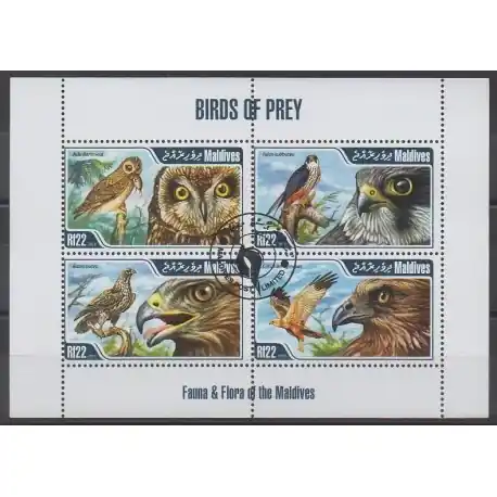 Maldives - 2013 - No 4091/4094 - Oiseaux - Oblitérés Livraison Gratuite