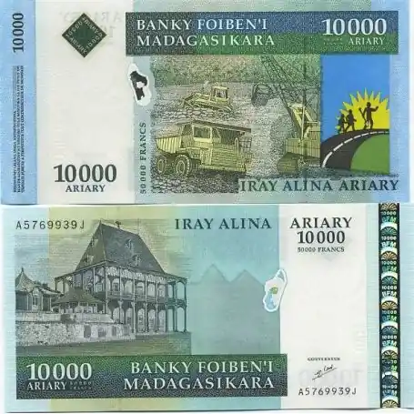 Promotion Madagascar - Pk N° 85 - Billet de banque de 10000 ARIARY