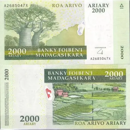 Bon Marché Madagascar - Pk N° 90 - Billet de banque de 2000 ARYARY
